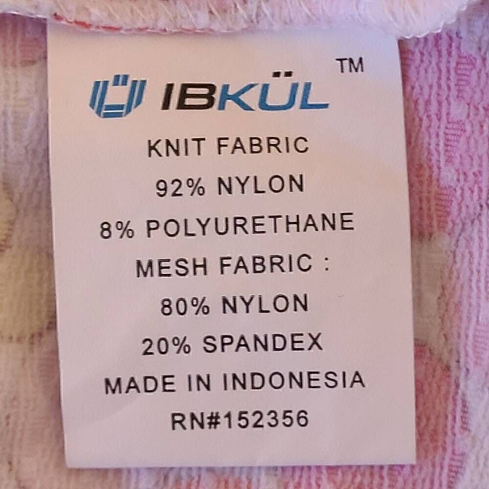 IBKUL Womens Pink Print Long Sleeve Sun Protection Cooling Top Large - Picture 6 of 13